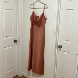 BHLDN cali dress satin